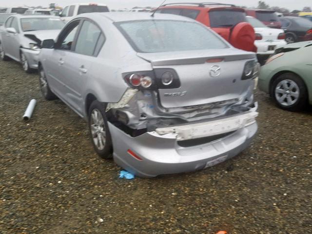 JM1BK124X71684133 - 2007 MAZDA 3 S SILVER photo 3