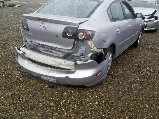 JM1BK124X71684133 - 2007 MAZDA 3 S SILVER photo 4