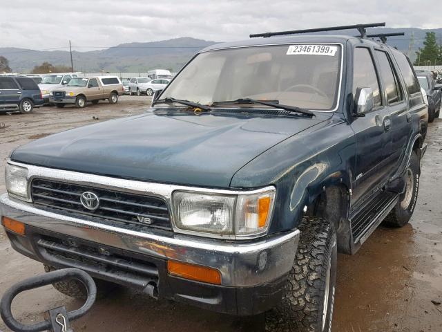 JT3VN39W8S0177273 - 1995 TOYOTA 4RUNNER VN GREEN photo 2