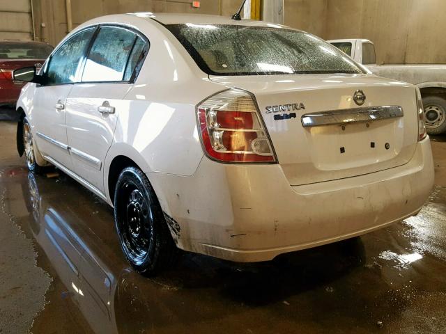 3N1AB6AP1AL677840 - 2010 NISSAN SENTRA 2.0 WHITE photo 3