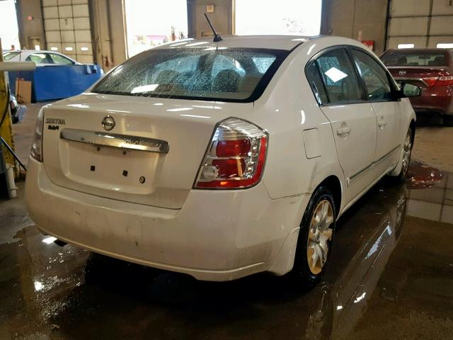 3N1AB6AP1AL677840 - 2010 NISSAN SENTRA 2.0 WHITE photo 4