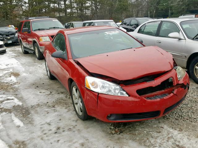 1G2ZH36N774113553 - 2007 PONTIAC G6 GT RED photo 1