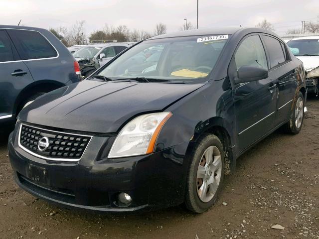 3N1AB61E88L760397 - 2008 NISSAN SENTRA 2.0 BLACK photo 2