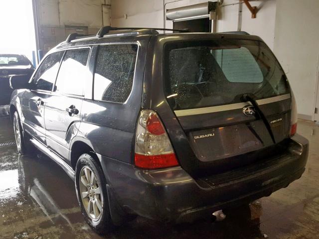 JF1SG65698G700256 - 2008 SUBARU FORESTER 2 Grafit foto 3
