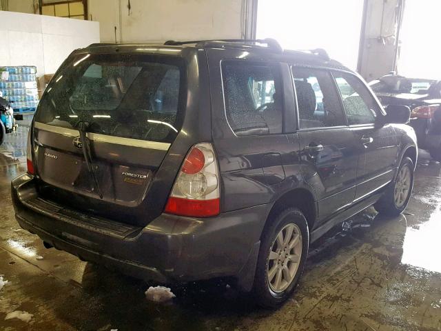 JF1SG65698G700256 - 2008 SUBARU FORESTER 2 Grafit foto 4