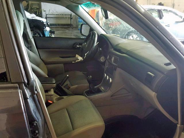 JF1SG65698G700256 - 2008 SUBARU FORESTER 2 Grafit foto 5