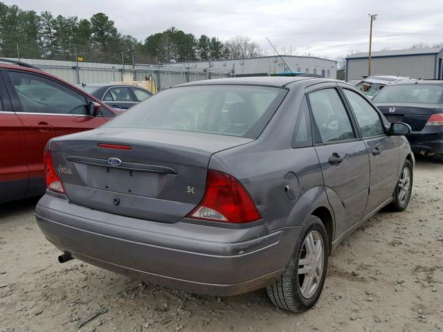 1FAFP34363W206376 - 2003 FORD FOCUS SE C GRAY photo 4