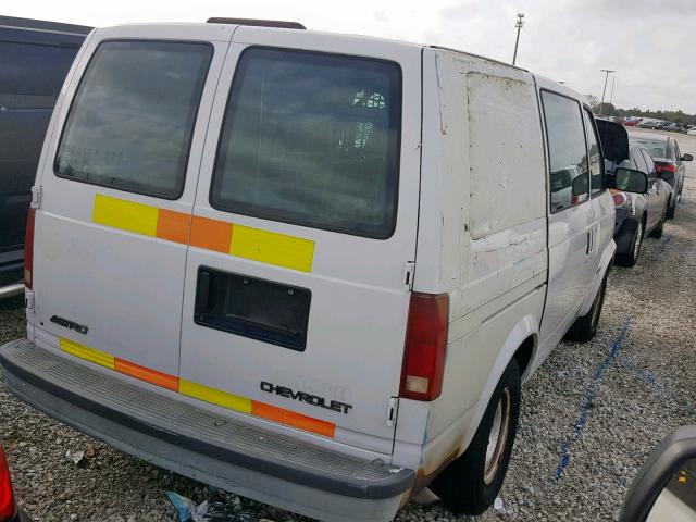 1GCDM19W0YB185511 - 2000 CHEVROLET ASTRO WHITE photo 4