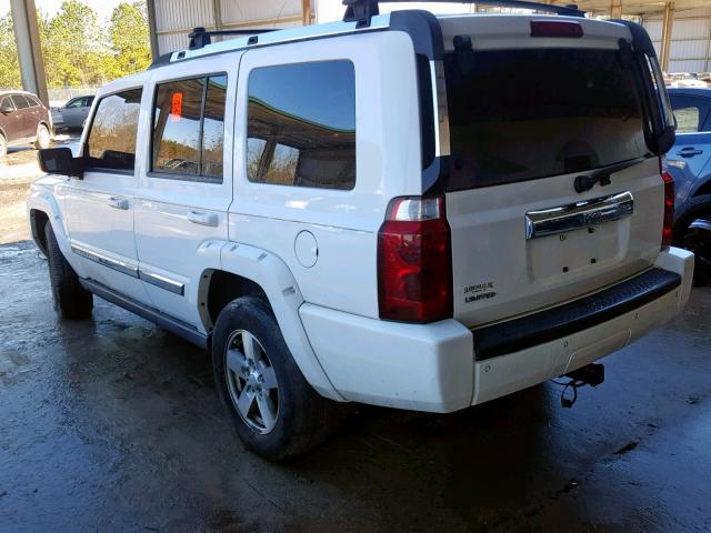 1J8HH58N26C233631 - 2006 JEEP COMMANDER WHITE photo 3