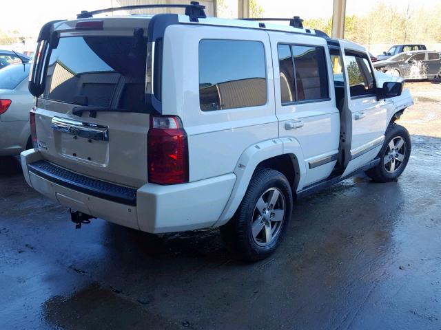 1J8HH58N26C233631 - 2006 JEEP COMMANDER WHITE photo 4