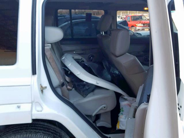 1J8HH58N26C233631 - 2006 JEEP COMMANDER WHITE photo 6