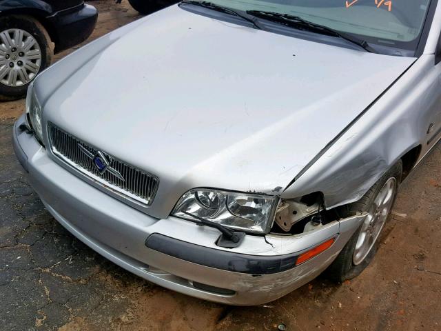 YV1VS29521F684861 - 2001 VOLVO S40 1.9T GRAY photo 9