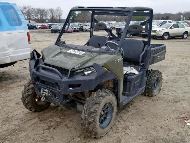 4XAUH9EA0EG862320 - 2014 POLARIS RANGER 900 GREEN photo 2