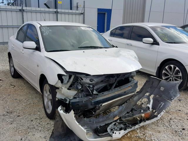 JM1BK123541163162 - 2004 MAZDA 3 S WHITE photo 1