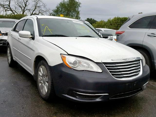 1C3CCBAB7CN202247 - 2012 CHRYSLER 200 LX WHITE photo 1