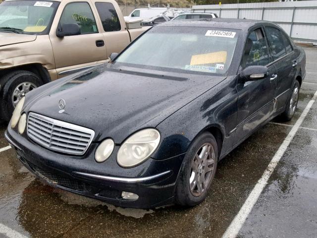 WDBUF65J93A110711 - 2003 MERCEDES-BENZ E 320 BLACK photo 2