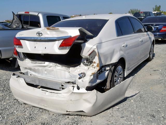 4T1BK3DB8BU375576 - 2011 TOYOTA AVALON BAS Ақ фото 4