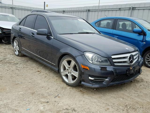 WDDGF8AB4DR278984 - 2013 MERCEDES-BENZ C 300 4MAT GRAY photo 1