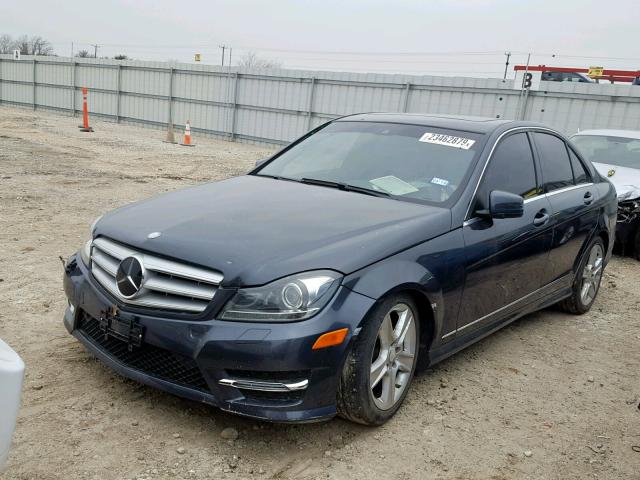 WDDGF8AB4DR278984 - 2013 MERCEDES-BENZ C 300 4MAT GRAY photo 2