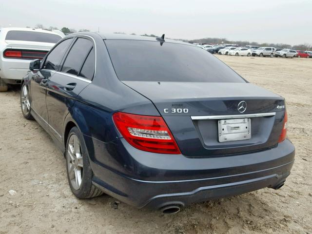 WDDGF8AB4DR278984 - 2013 MERCEDES-BENZ C 300 4MAT GRAY photo 3