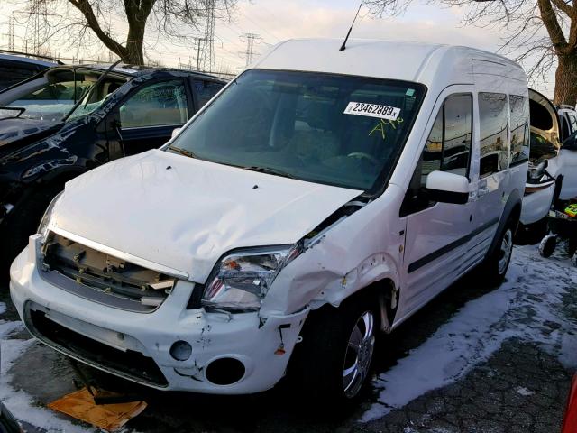 NM0KS9CN9DT133369 - 2013 FORD TRANSIT CO WHITE photo 2