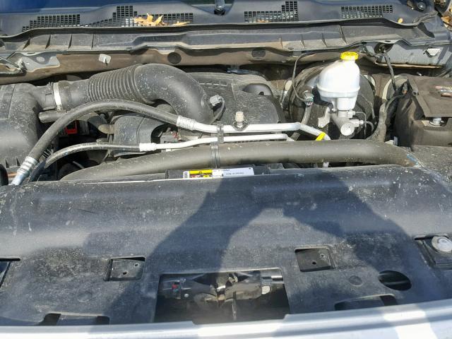 1C6RR7LT1ES291364 - 2014 RAM 1500 SLT ვერცხლისფერი ფოტო 7
