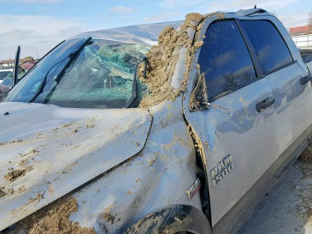 1C6RR7LT1ES291364 - 2014 RAM 1500 SLT ვერცხლისფერი ფოტო 9