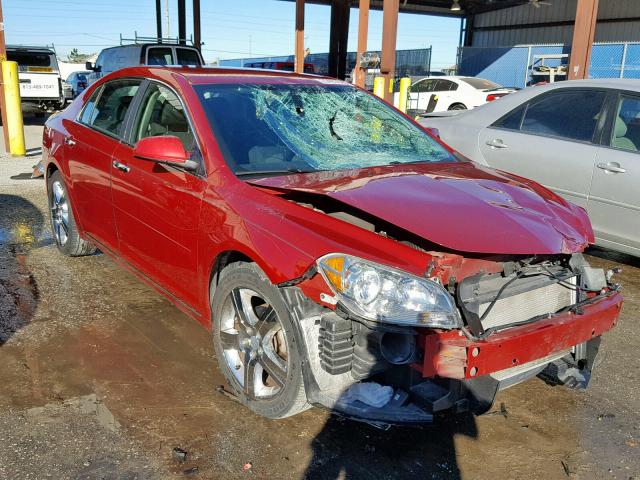 1G1ZC5E07CF258434 - 2012 CHEVROLET MALIBU 1LT RED photo 1