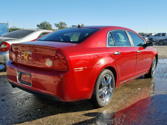 1G1ZC5E07CF258434 - 2012 CHEVROLET MALIBU 1LT RED photo 4