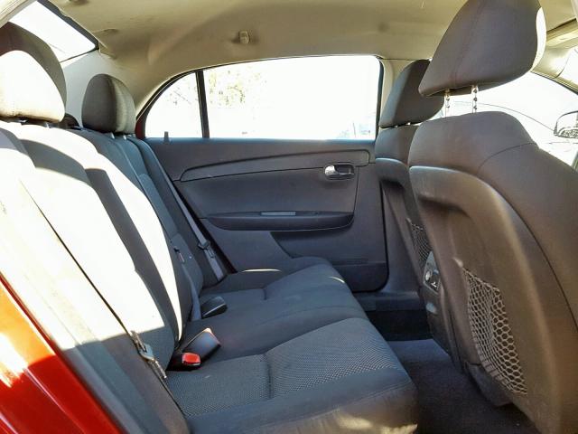 1G1ZC5E07CF258434 - 2012 CHEVROLET MALIBU 1LT RED photo 6