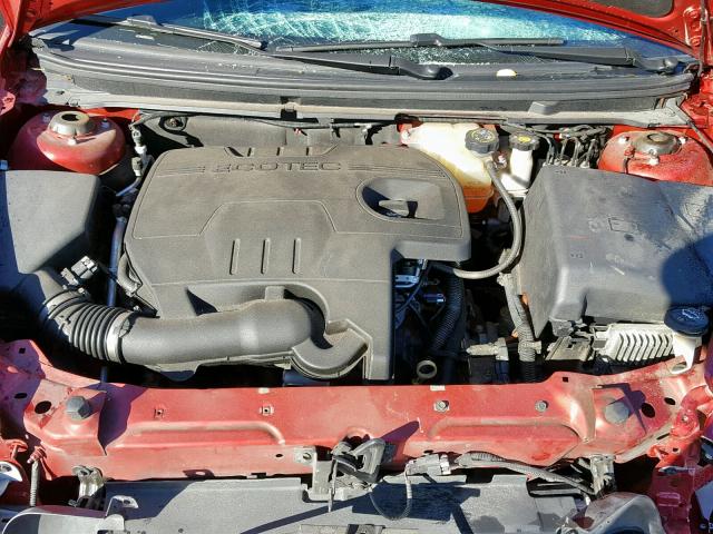 1G1ZC5E07CF258434 - 2012 CHEVROLET MALIBU 1LT RED photo 7