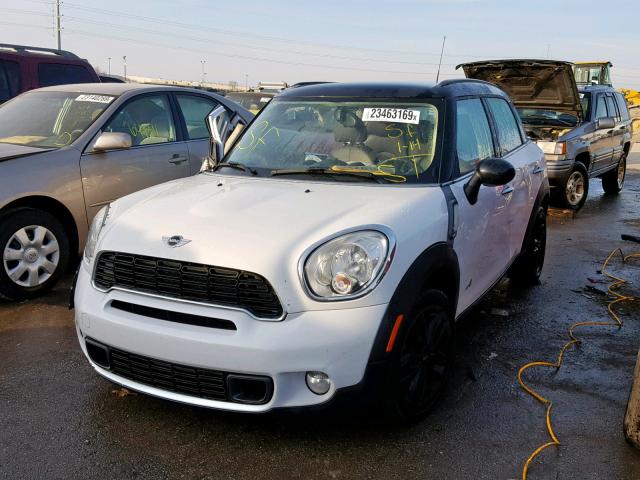 WMWZC5C50CWL59463 - 2012 MINI COOPER S C WHITE photo 2