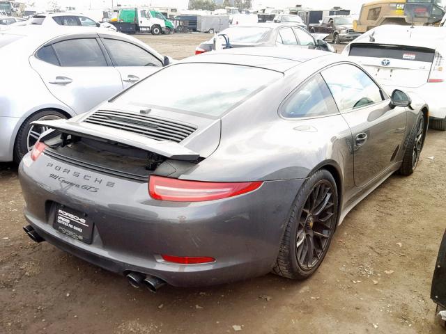 WP0AB2A92FS125487 - 2015 PORSCHE 911 CARRER GRAY photo 4