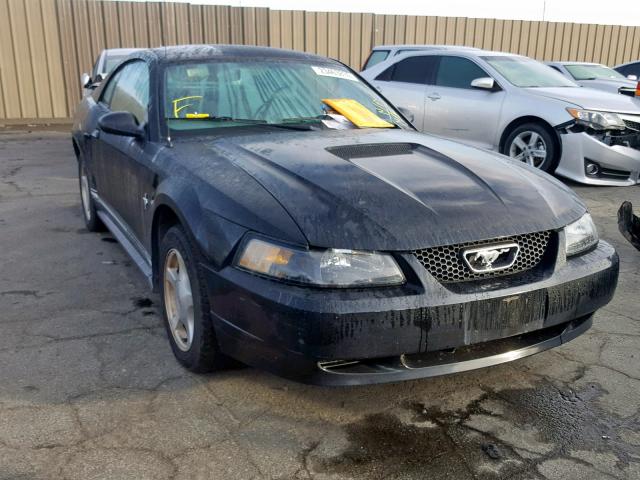 1FAFP40471F184907 - 2001 FORD MUSTANG BLACK photo 1