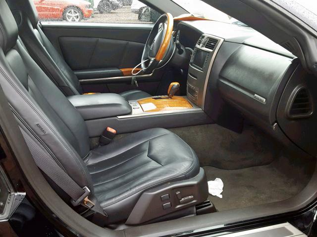 1G6YV34A345602900 - 2004 CADILLAC XLR BLACK photo 5