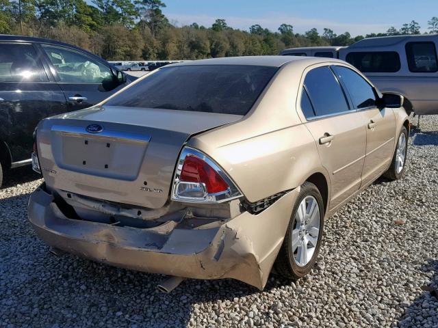 3FAHP08106R174659 - 2006 FORD FUSION SEL GOLD photo 4