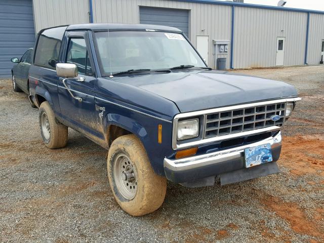 1FMCU14T6GUD29330 - 1986 FORD BRONCO II BLUE photo 1