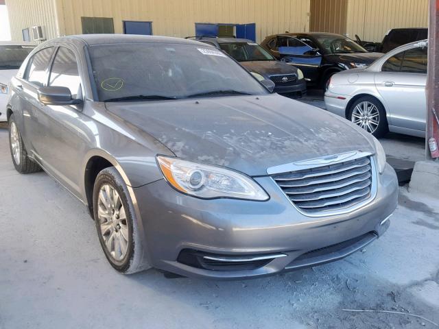 1C3CCBAB0DN641615 - 2013 CHRYSLER 200 LX CHARCOAL photo 1