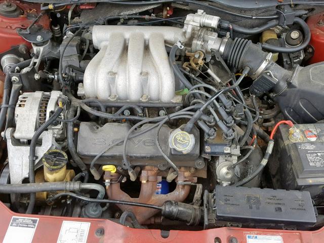 1FAFP5529YA176392 - 2000 FORD TAURUS SES MAROON photo 7