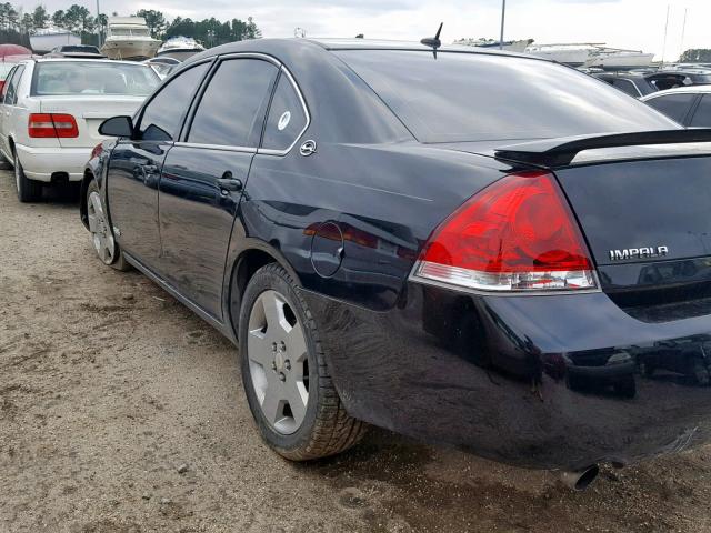 2G1WD58C789206856 - 2008 CHEVROLET IMPALA SUP 黑色 照片 3