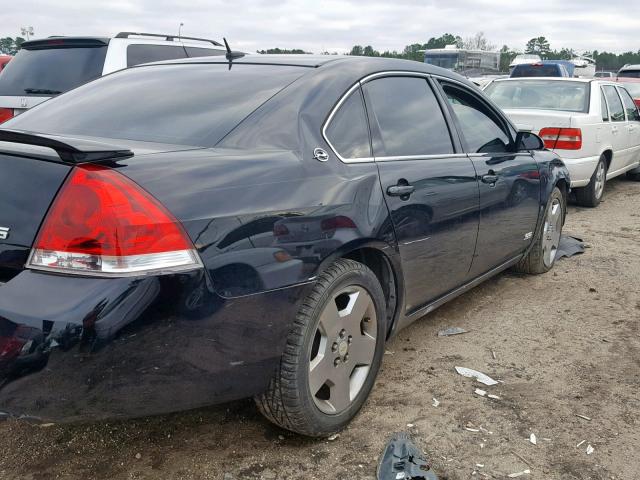 2G1WD58C789206856 - 2008 CHEVROLET IMPALA SUP 黑色 照片 4