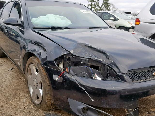 2G1WD58C789206856 - 2008 CHEVROLET IMPALA SUP 黑色 照片 9