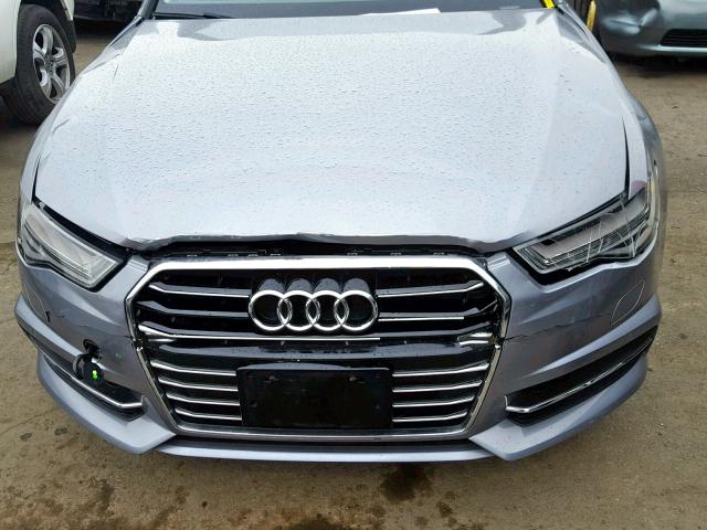 WAUFGAFC8GN009892 - 2016 AUDI A6 PREMIUM GRAY photo 7