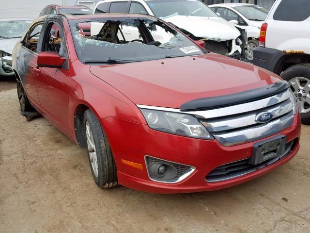 3FAHP0JA7CR169125 - 2012 FORD FUSION SEL RED photo 1