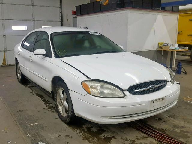 1FAFP55U7YG105559 - 2000 FORD TAURUS SES WHITE photo 1