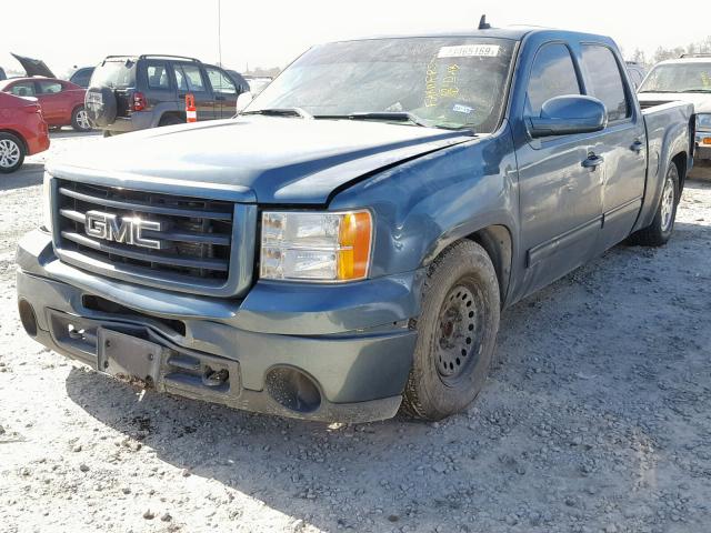 2GTEC13J471727647 - 2007 GMC NEW SIERRA BLUE photo 2