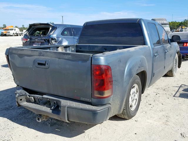 2GTEC13J471727647 - 2007 GMC NEW SIERRA BLUE photo 4