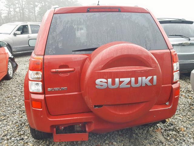 JS3TE0D73B4100239 - 2011 SUZUKI GRAND VITA RED photo 9