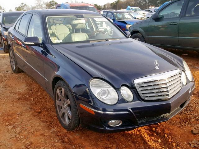 WDBUF56X97B135119 - 2007 MERCEDES-BENZ E 350 BLUE photo 1