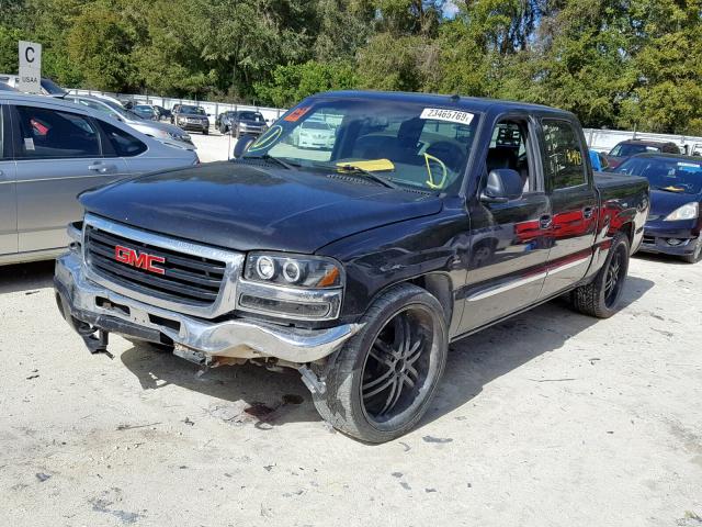 2GTEC13T341353240 - 2004 GMC NEW SIERRA BLACK photo 2